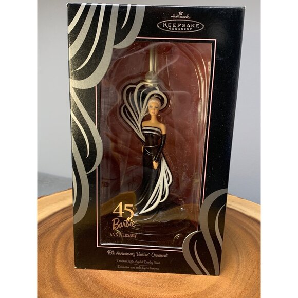 Hallmark Keepsake Ornament 45th Anniversary Barbie Limited Edition Vintage 2004 - Picture 1 of 7